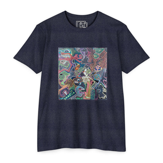 Abstract Neon Doodle T-Shirt