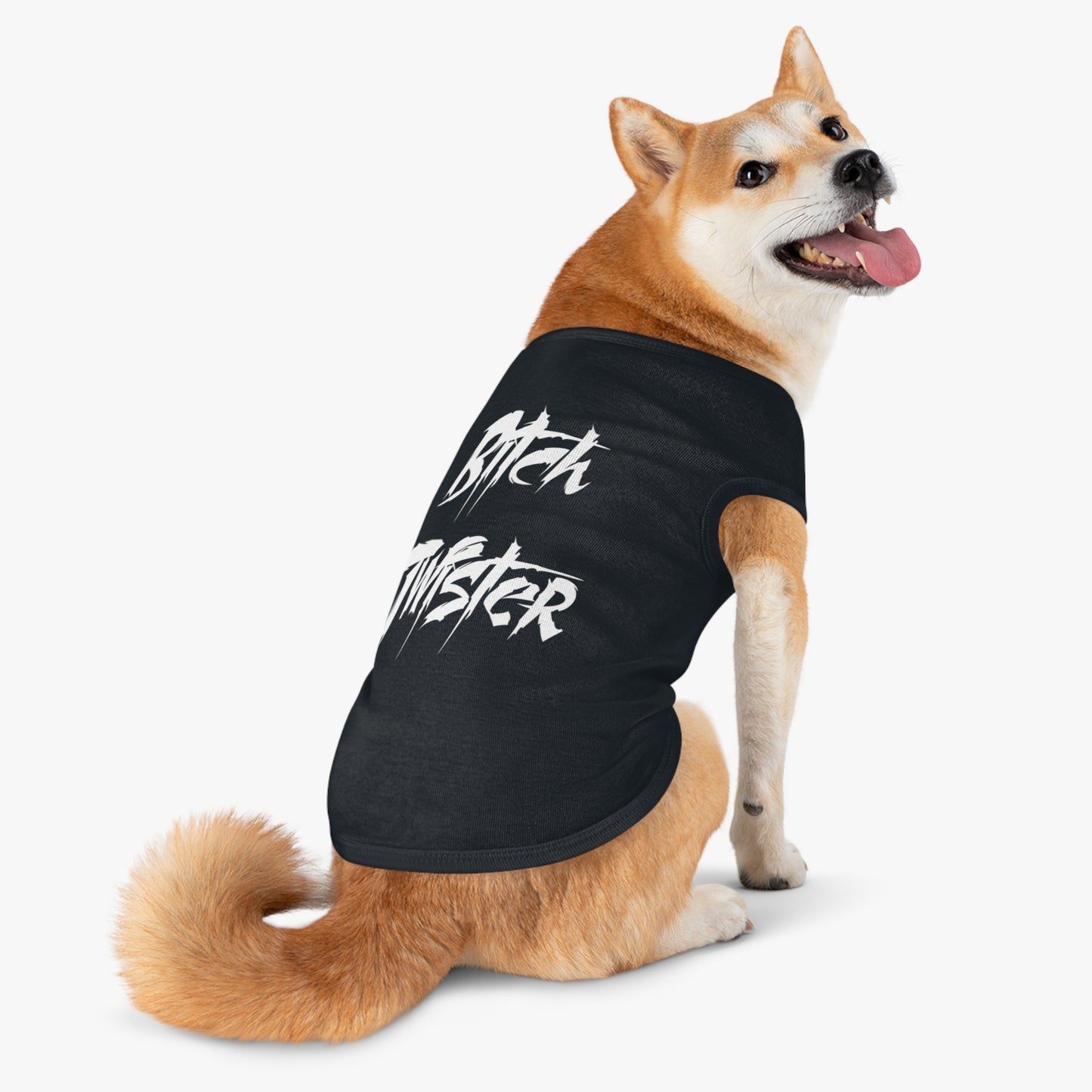 Pet Tank Top — "Bitch Twister" Bold Graphic Dog Shirt