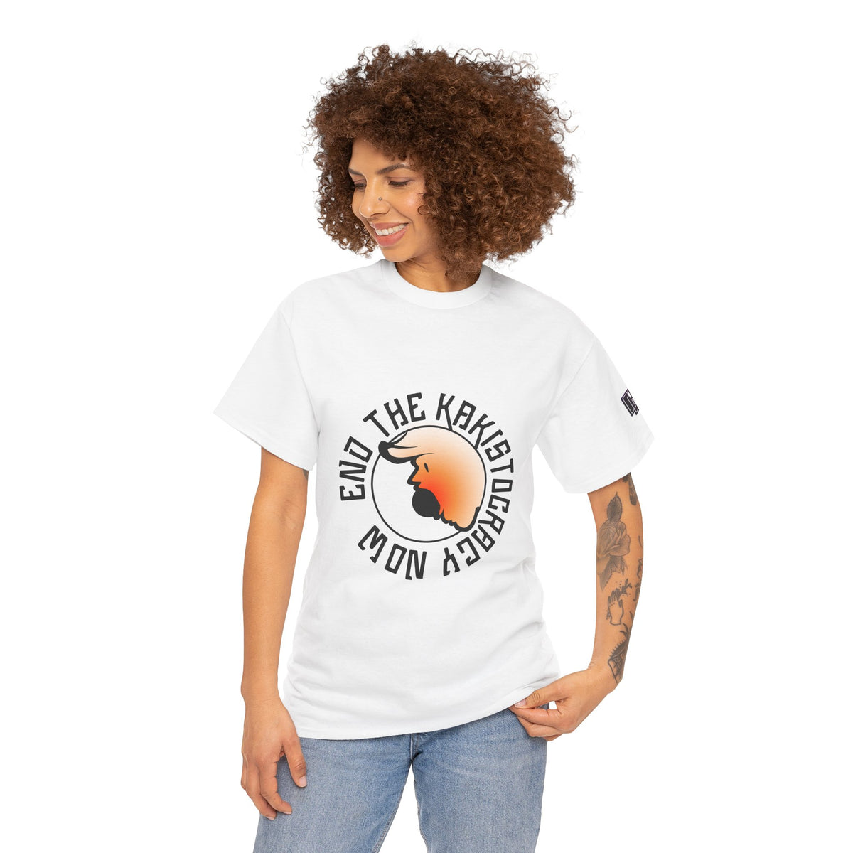End the Kakistocracy Now — Embrace Sociable Anarchy Double Sided Graphic Tee