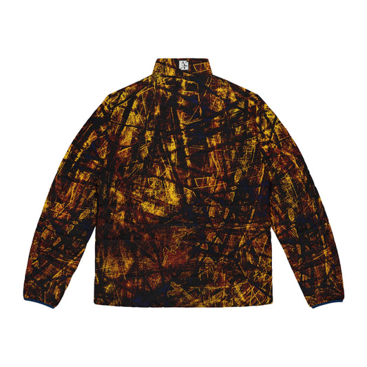 Cacophony Concoction #53 Transformation -- Original Artwork Puffer Jacket