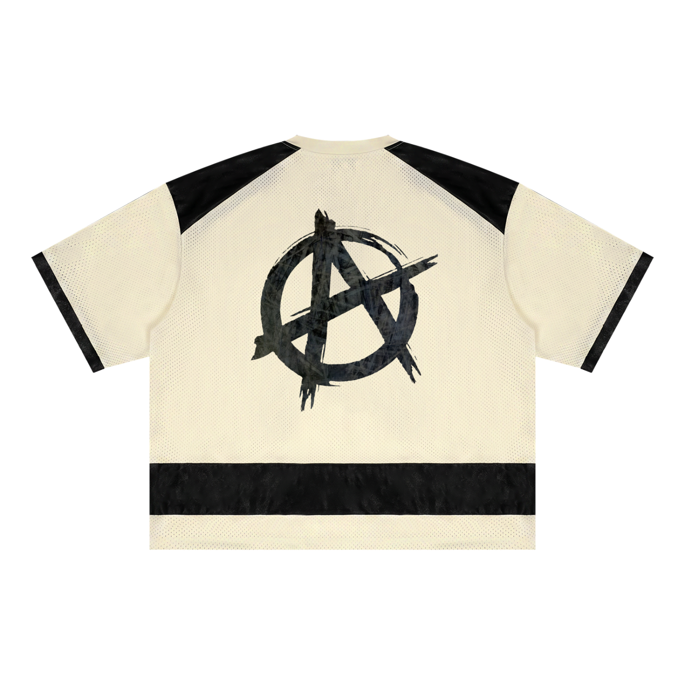 Unisex Raglan Sleeve Mesh Boxy T-Shirt