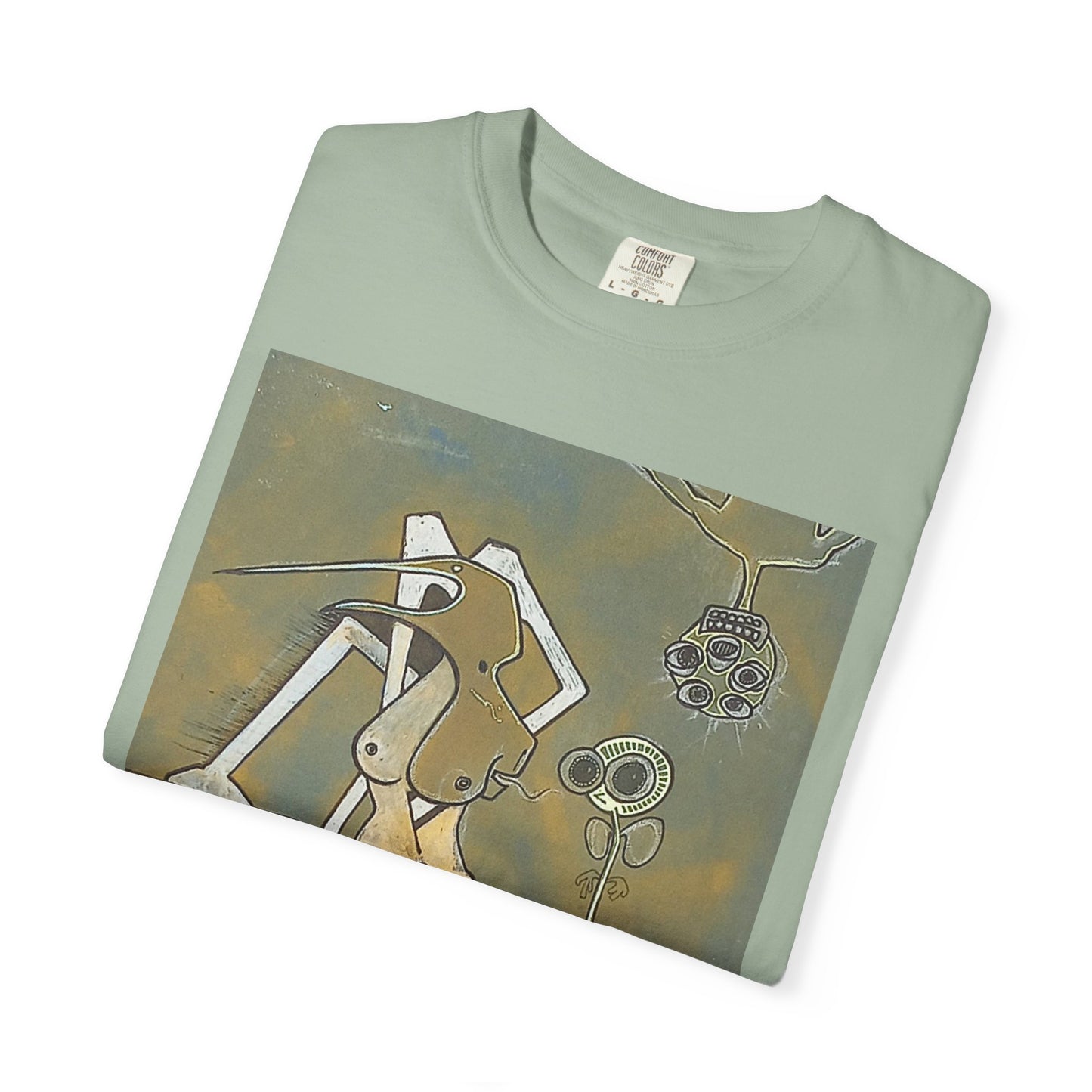 T-Shirt — Abstract Surreal Creature Graphic Tee