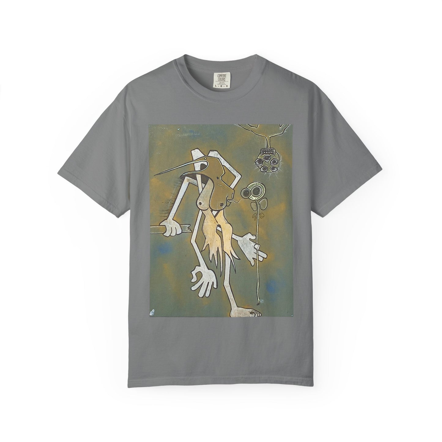 T-Shirt — Abstract Surreal Creature Graphic Tee