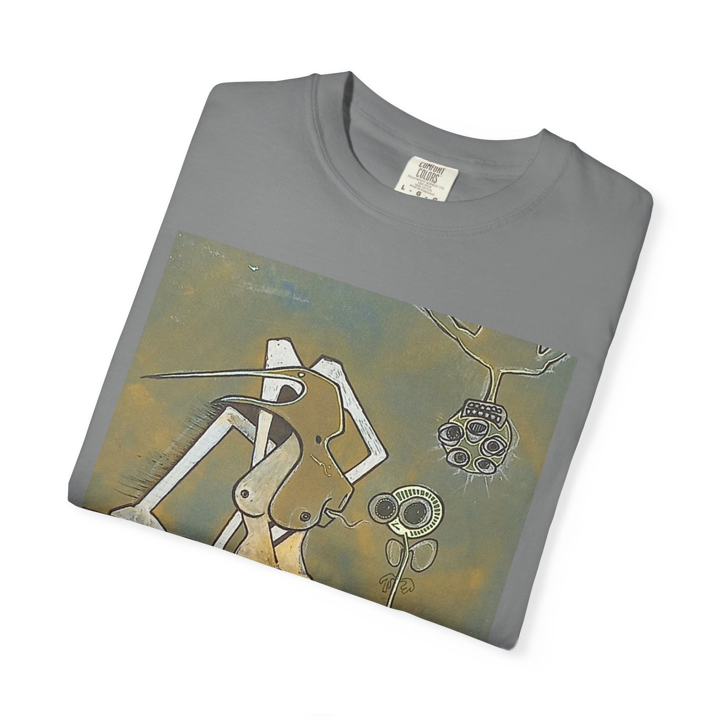 T-Shirt — Abstract Surreal Creature Graphic Tee