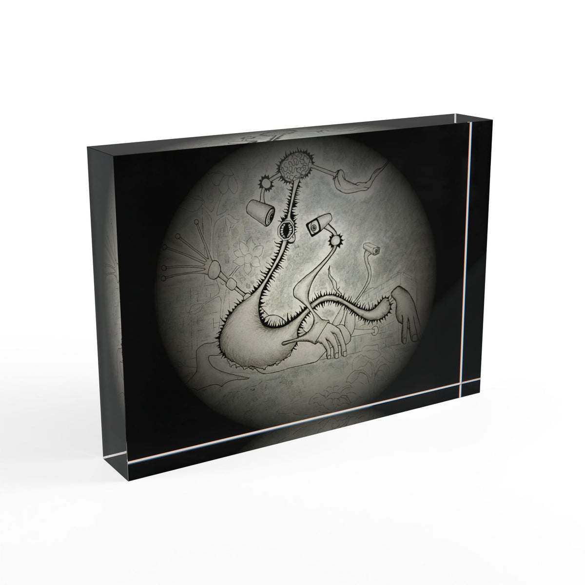 Legend of the Toaster Dragon - Acrylic Art Print Photo Block