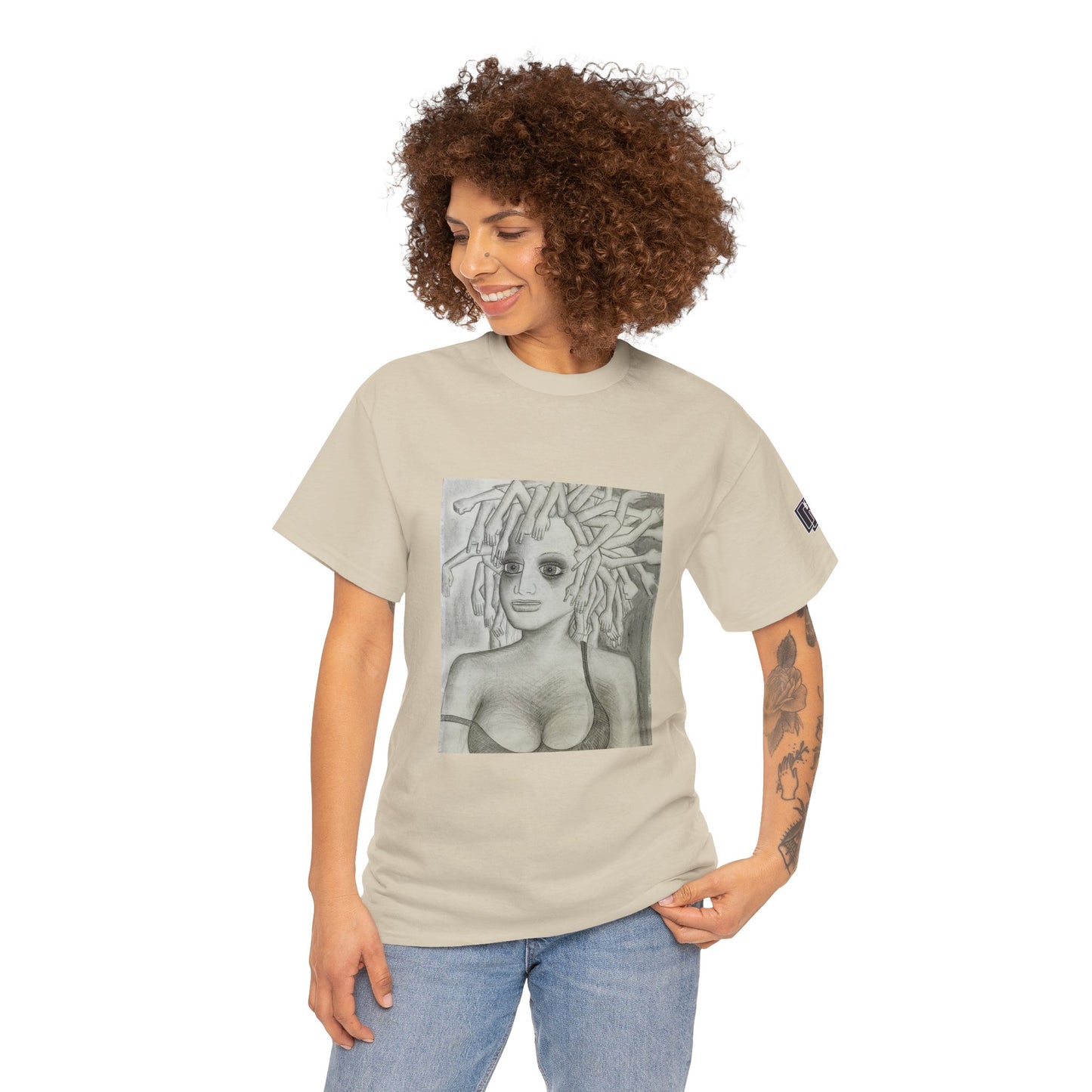Medusa's old college roomate is a handful - Portrait Tee