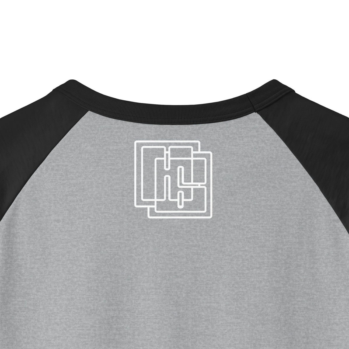 Raglan Shirt - Colorful Collage Art Graphic Baseball Tee