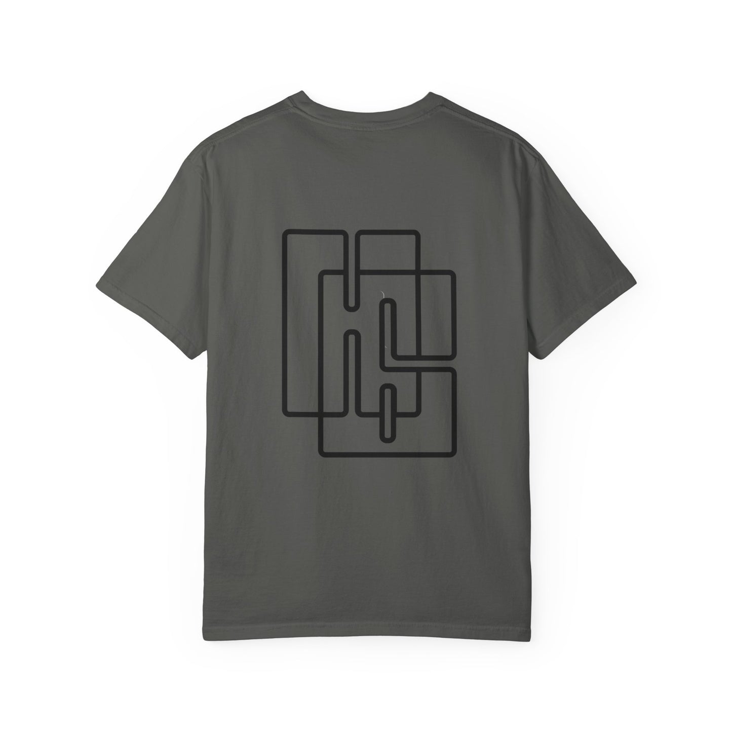 Abstract Marble Grid T-Shirt — Modern Minimal Graphic Tee