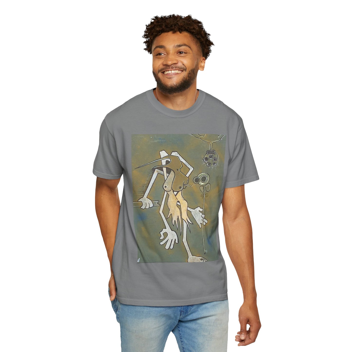 T-Shirt — Abstract Surreal Creature Graphic Tee