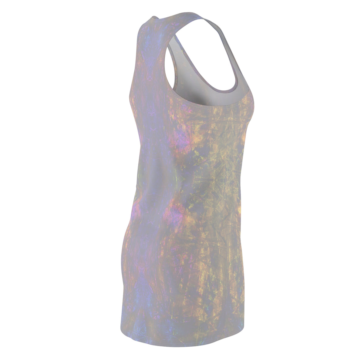 Iridescent Galaxy Racerback Dress - Women's Sleeveless AOP Sundress