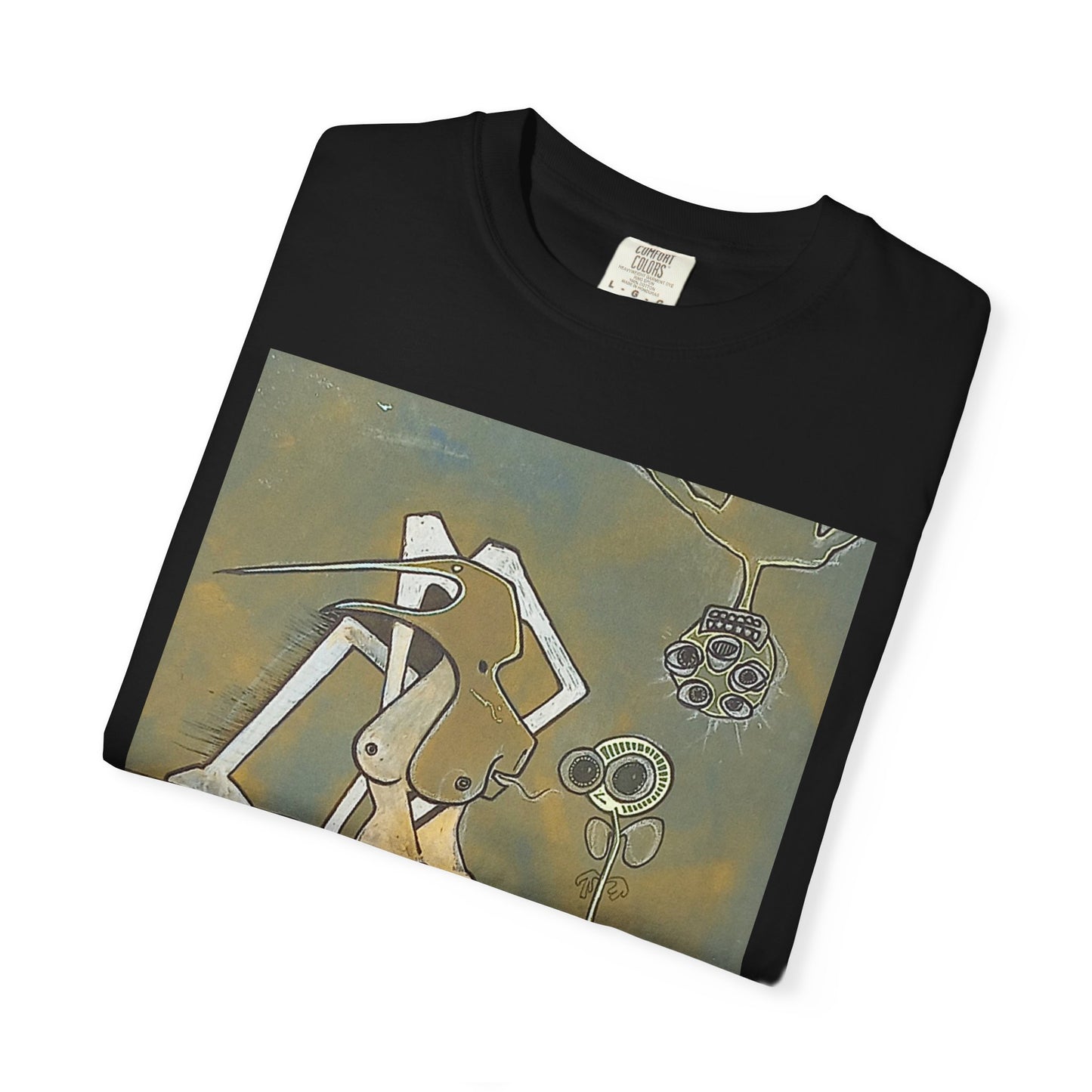 T-Shirt — Abstract Surreal Creature Graphic Tee