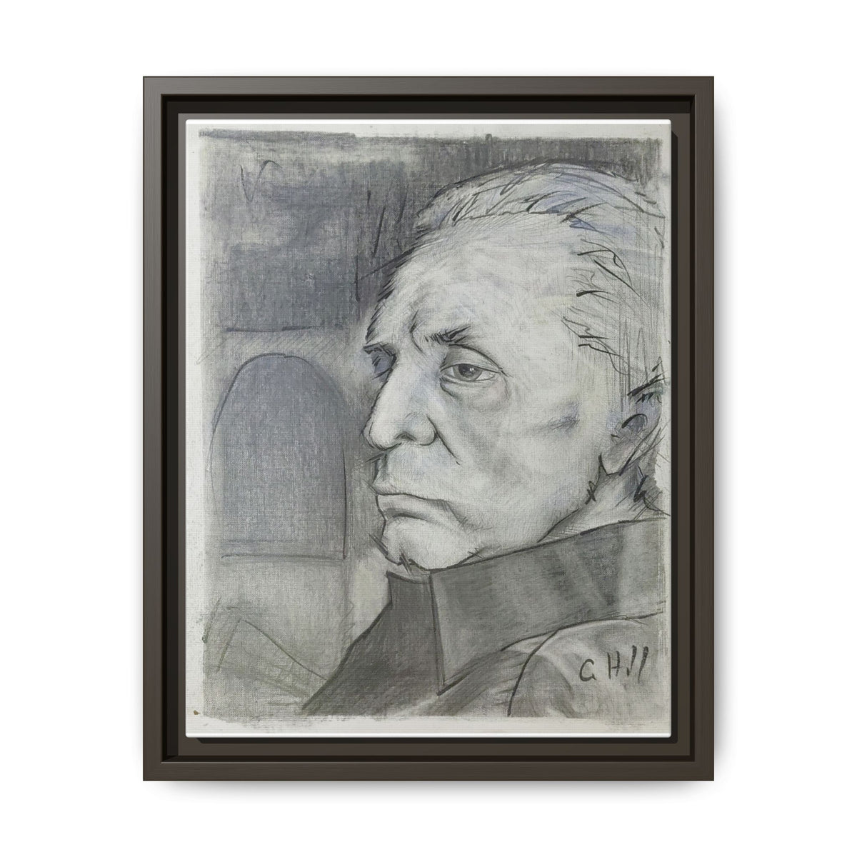 Matte Canvas, Framed (Multi-color)