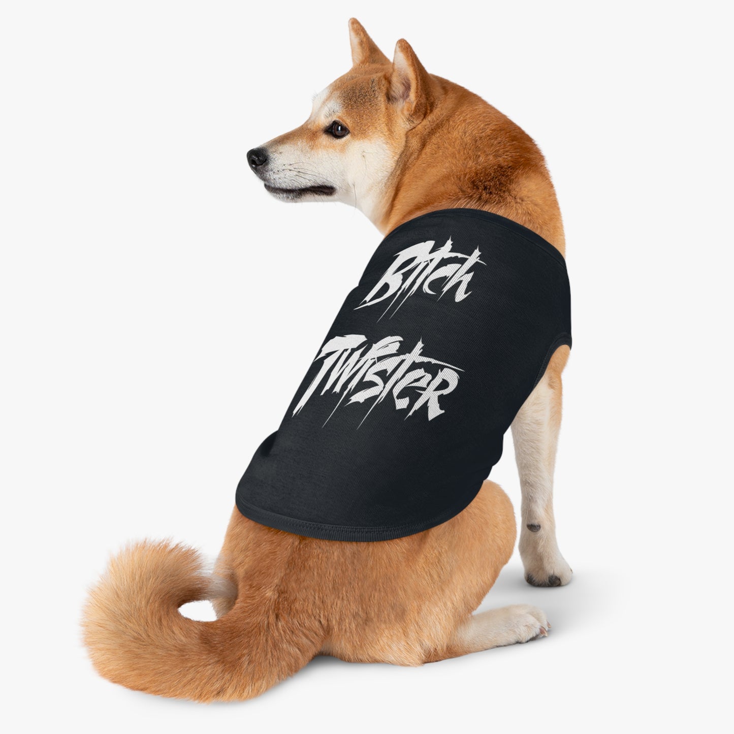 Pet Tank Top — "Bitch Twister" Bold Graphic Dog Shirt