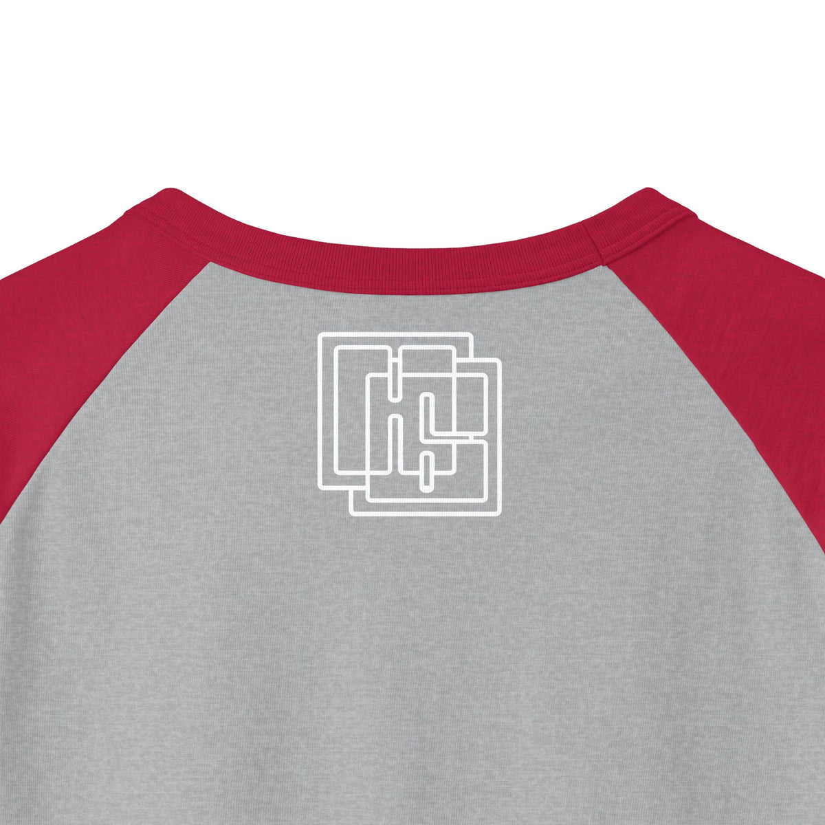 Raglan Shirt - Colorful Collage Art Graphic Baseball Tee