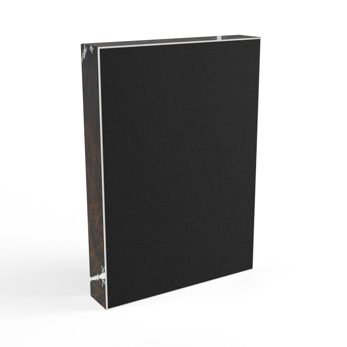 Photo Block Acrylic Display — Rustic Distressed Border Photo Frame