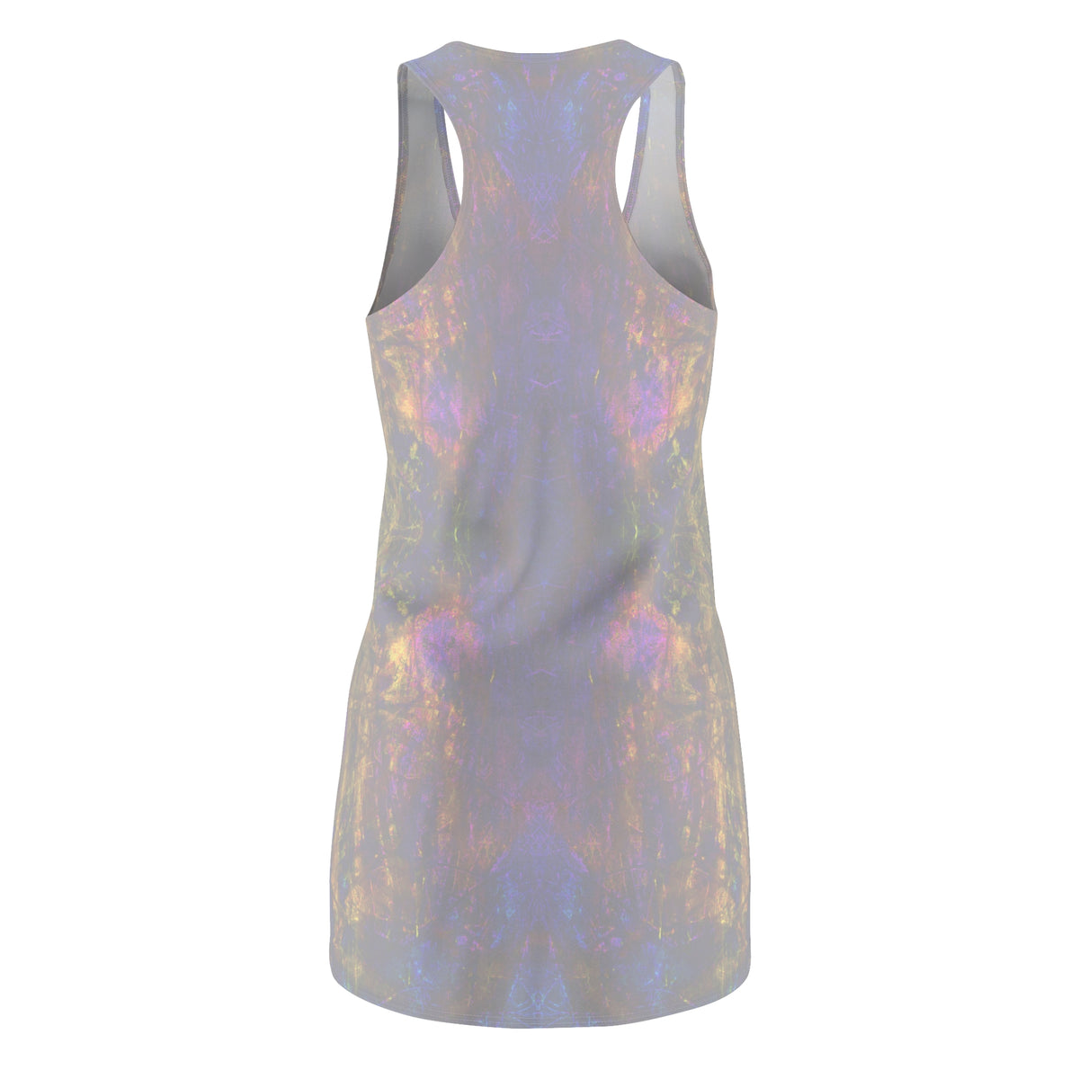 Iridescent Galaxy Racerback Dress - Women's Sleeveless AOP Sundress