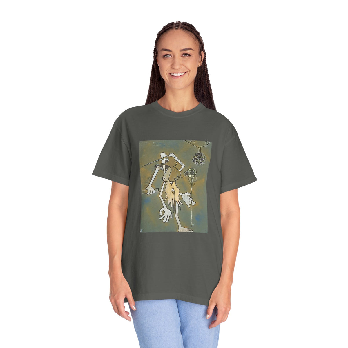 T-Shirt — Abstract Surreal Creature Graphic Tee