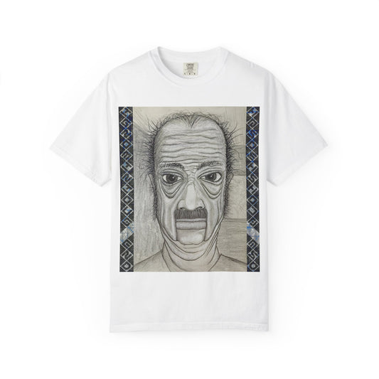 Hand-Drawn Wrinkled Face Illustration