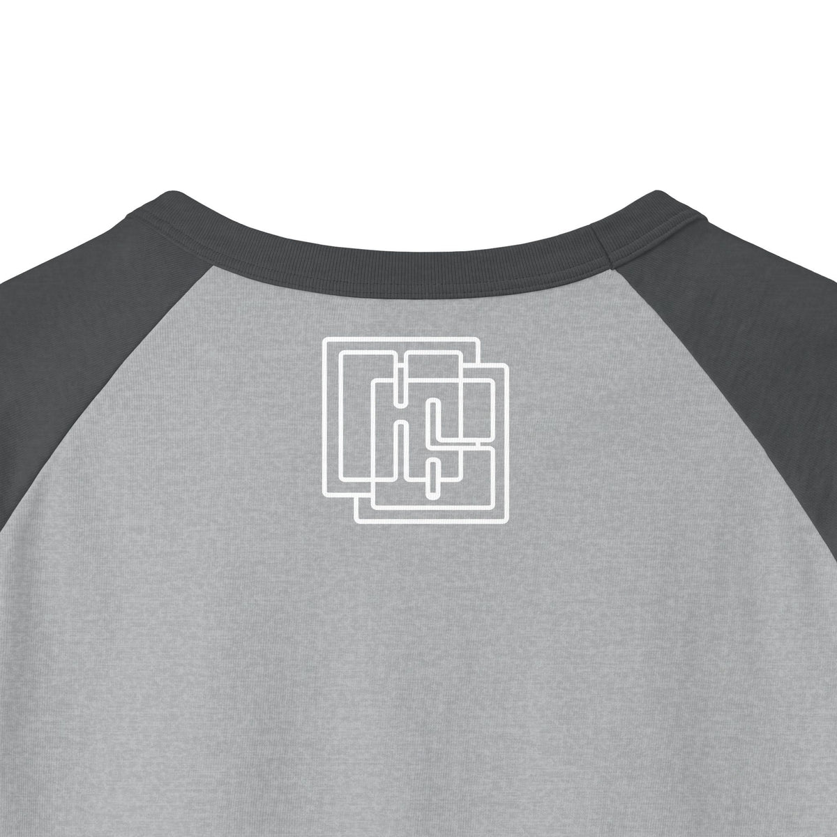 Raglan Shirt - Colorful Collage Art Graphic Baseball Tee