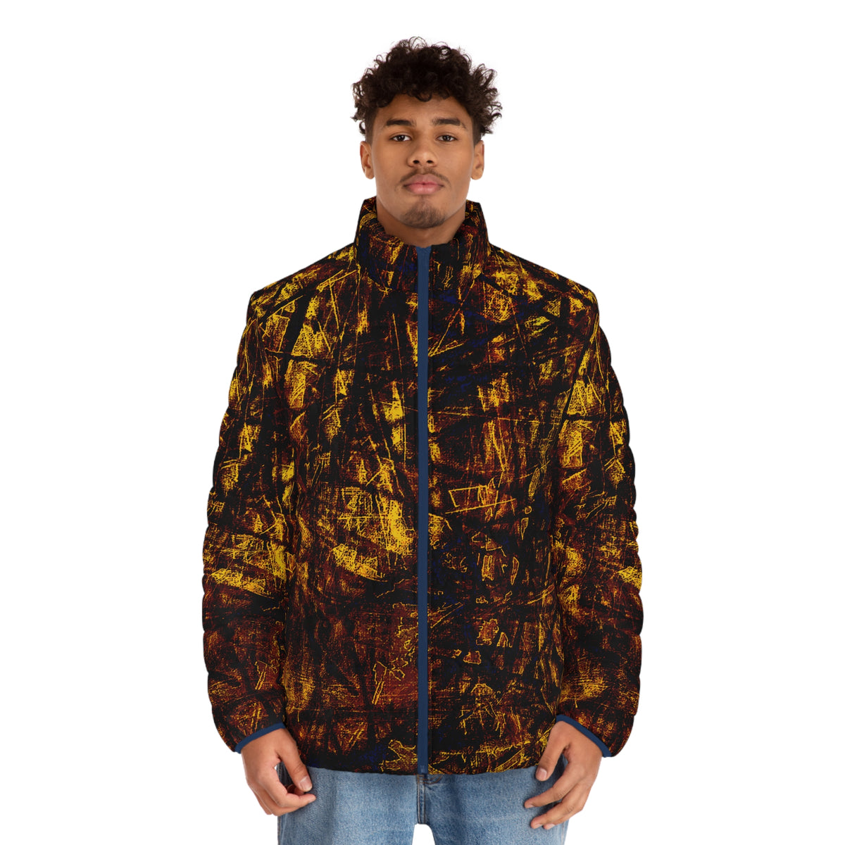 Cacophony Concoction #53 Transformation -- Original Artwork Puffer Jacket