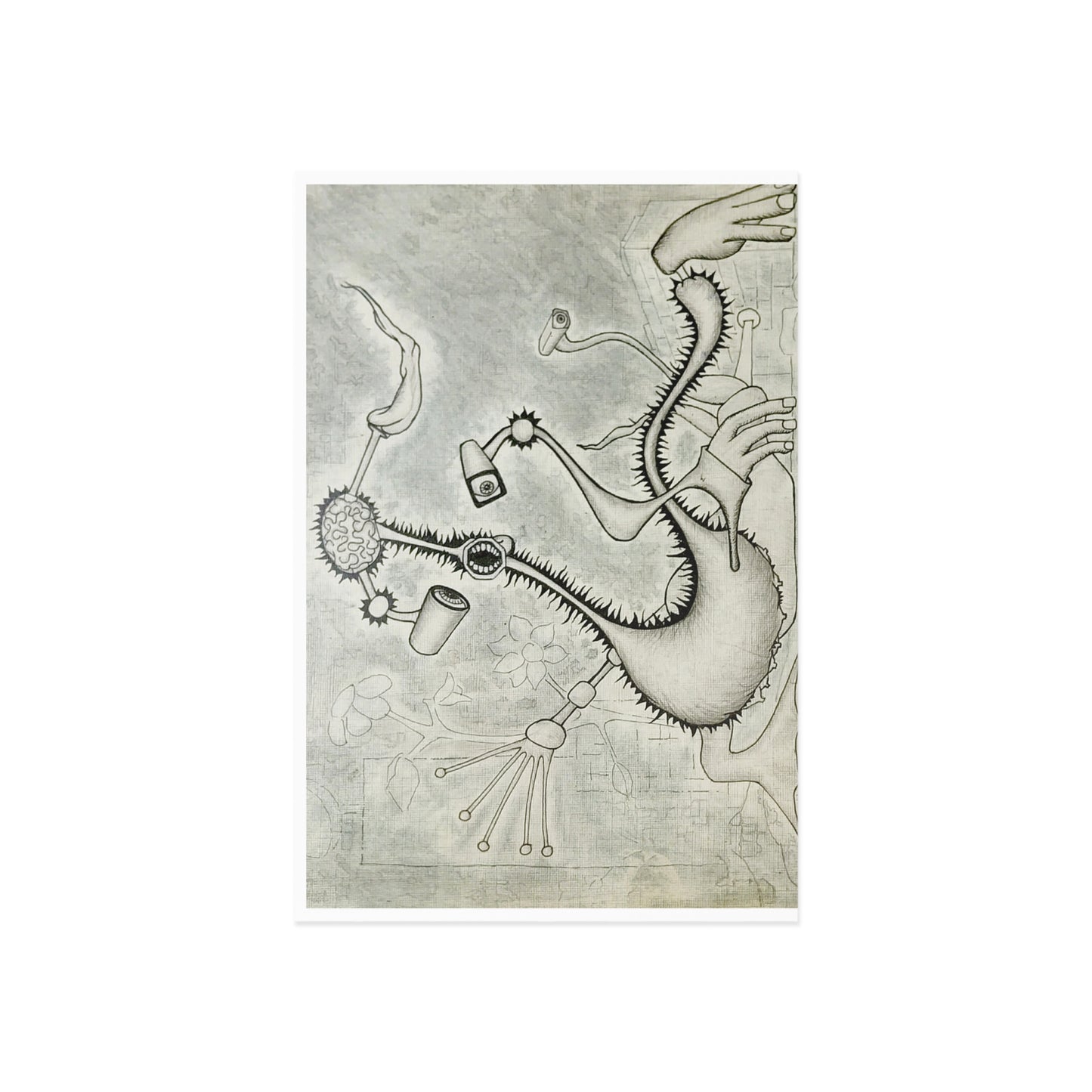 Surrealist Creature Art Postcards — Fine Art Illustration Set