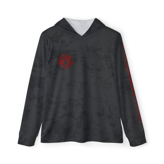 Men's Warmup Hoodie with pentagram –  AOP Pullover