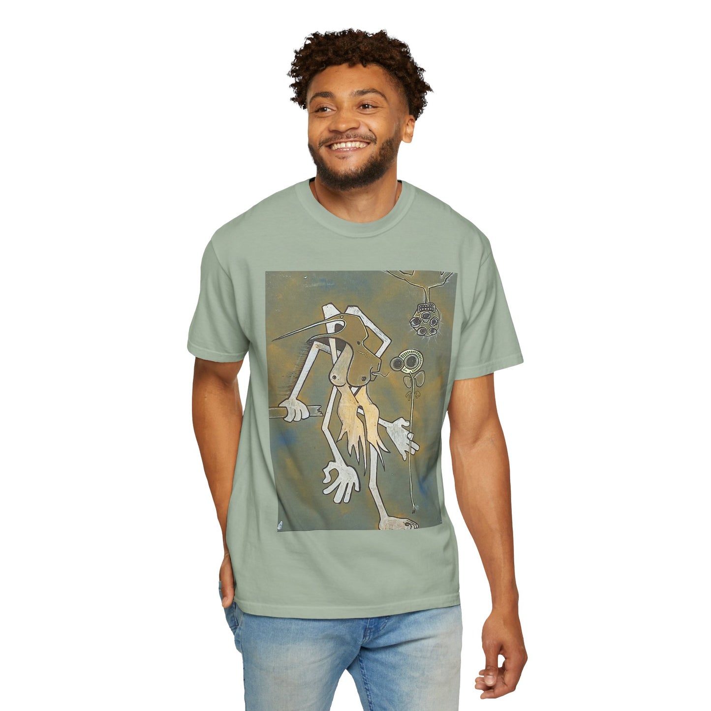 T-Shirt — Abstract Surreal Creature Graphic Tee