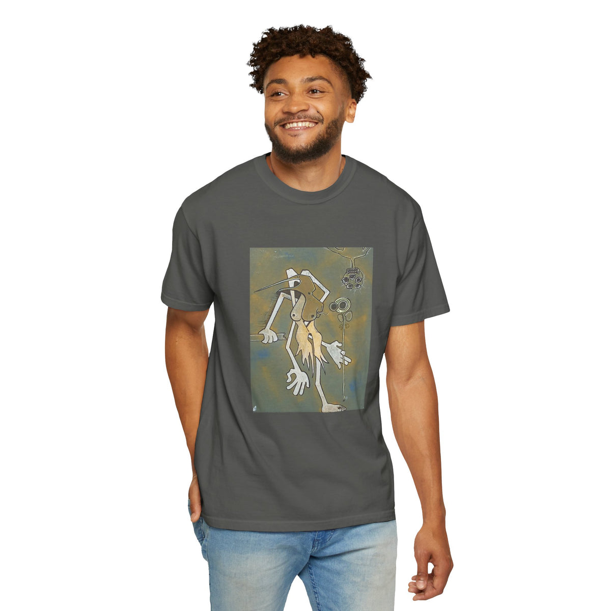 T-Shirt — Abstract Surreal Creature Graphic Tee