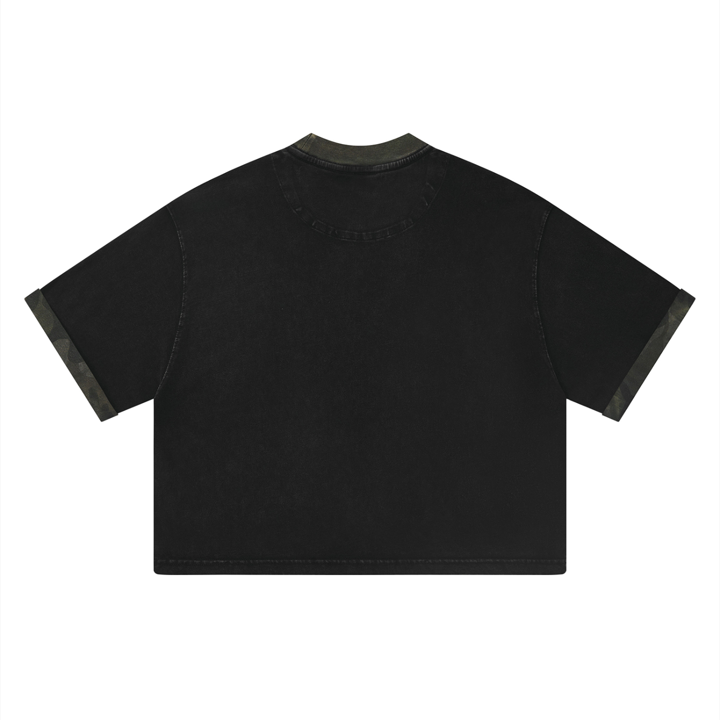 Anarchist quote Unisex Mineral Washed Boxy Panel T-Shirt