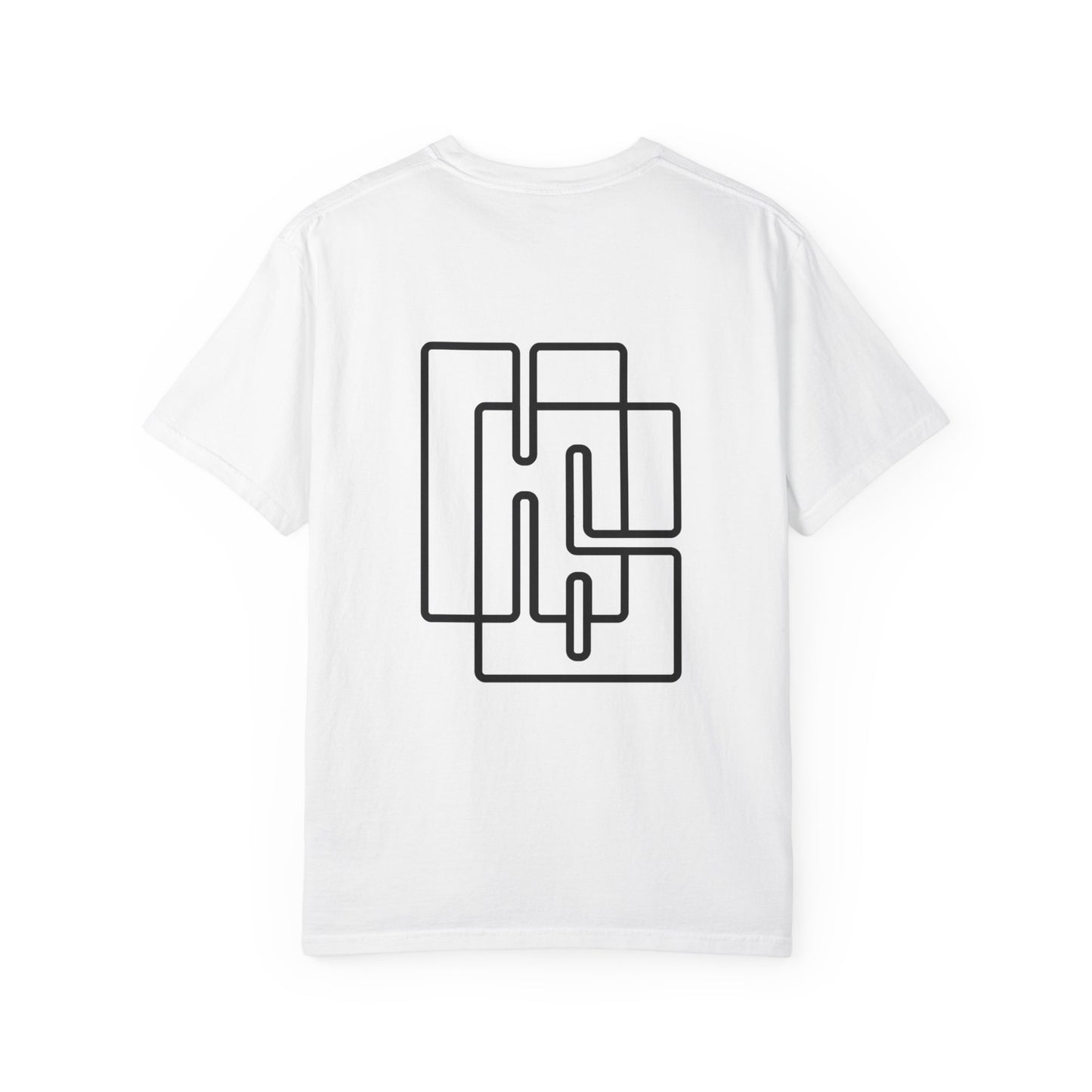 Abstract Marble Grid T-Shirt — Modern Minimal Graphic Tee