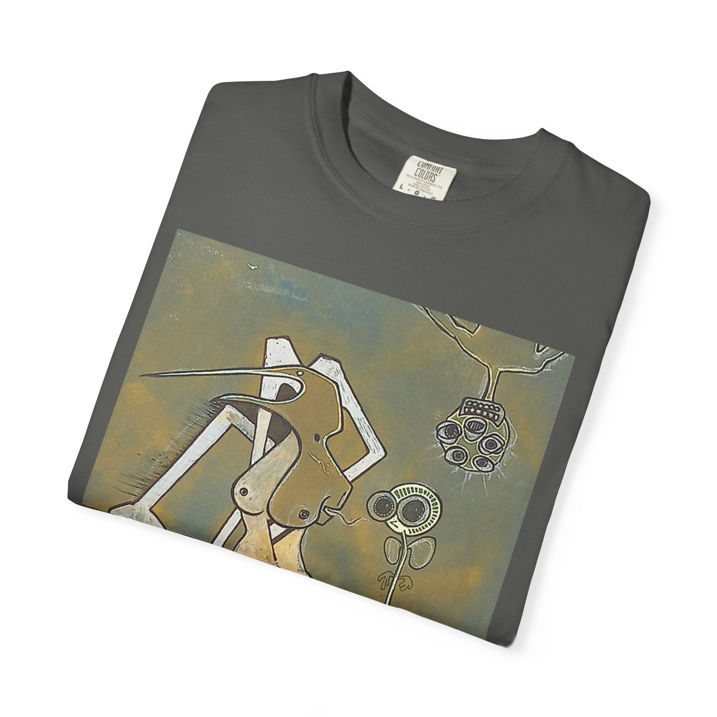 T-Shirt — Abstract Surreal Creature Graphic Tee