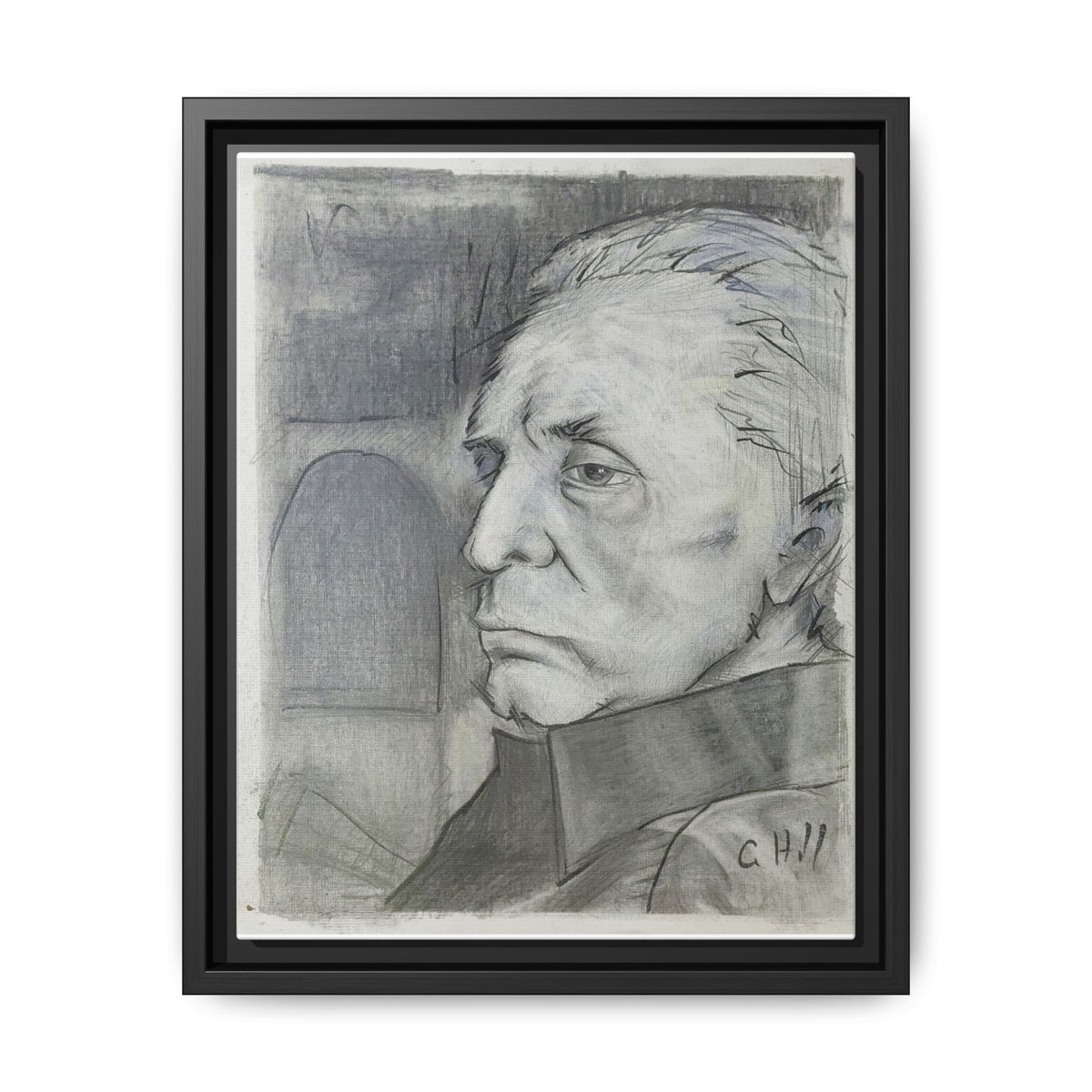 Matte Canvas, Framed (Multi-color)
