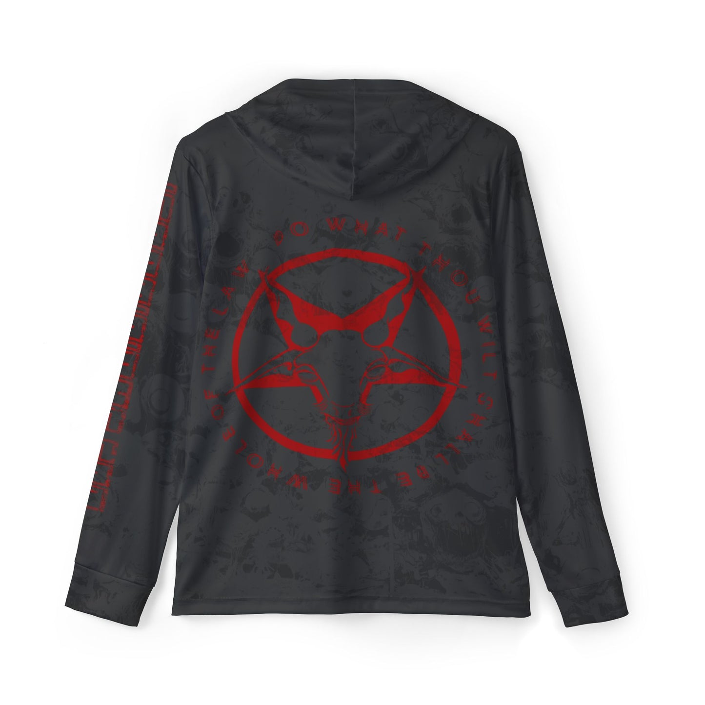 Men's Warmup Hoodie with pentagram –  AOP Pullover