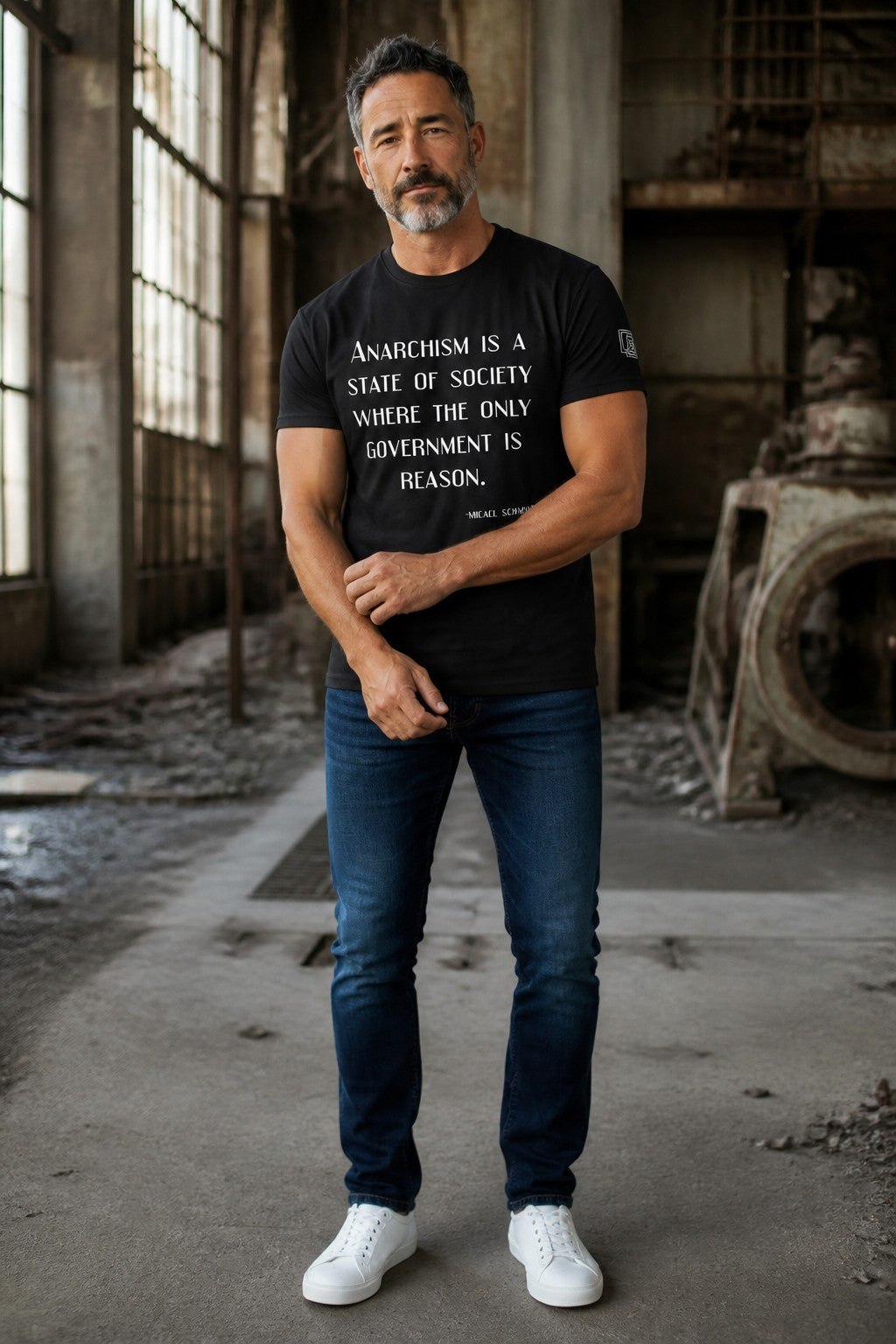 Anarchist Quote - Pure Cotton Unisex T-Shirt