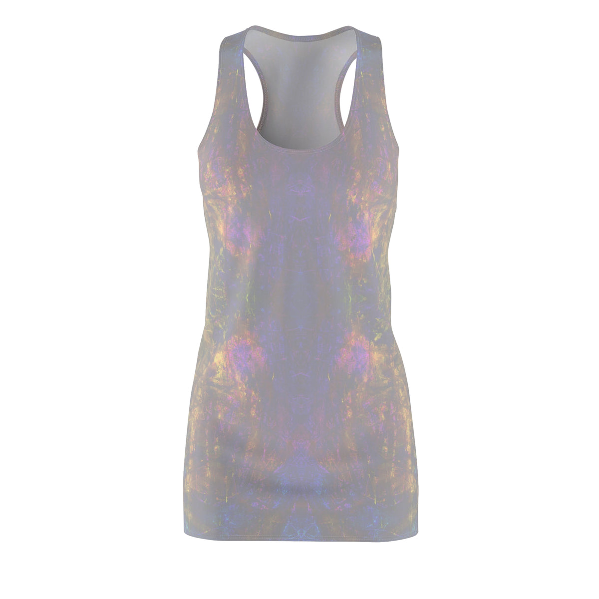 Iridescent Galaxy Racerback Dress - Women's Sleeveless AOP Sundress