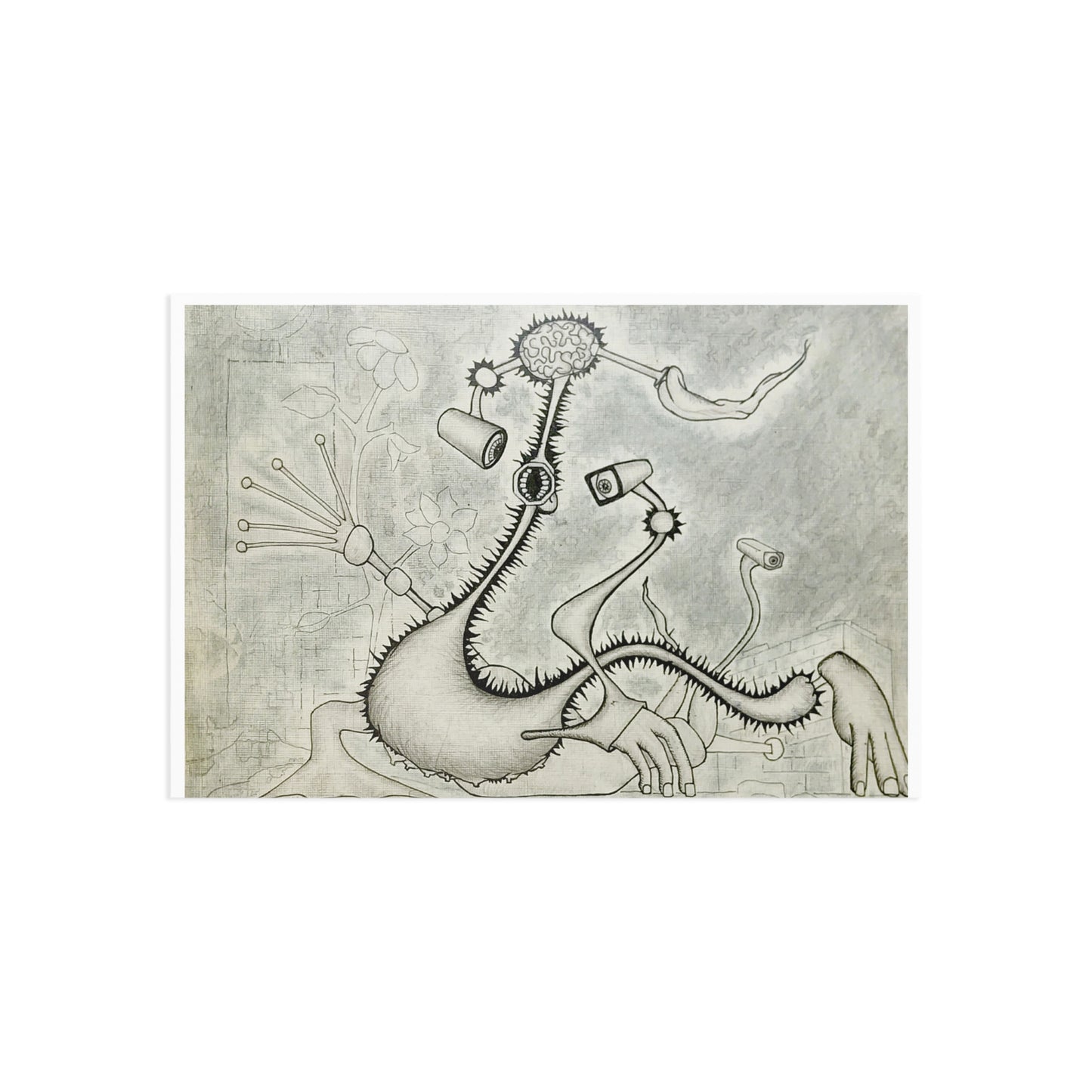 Surrealist Creature Art Postcards — Fine Art Illustration Set