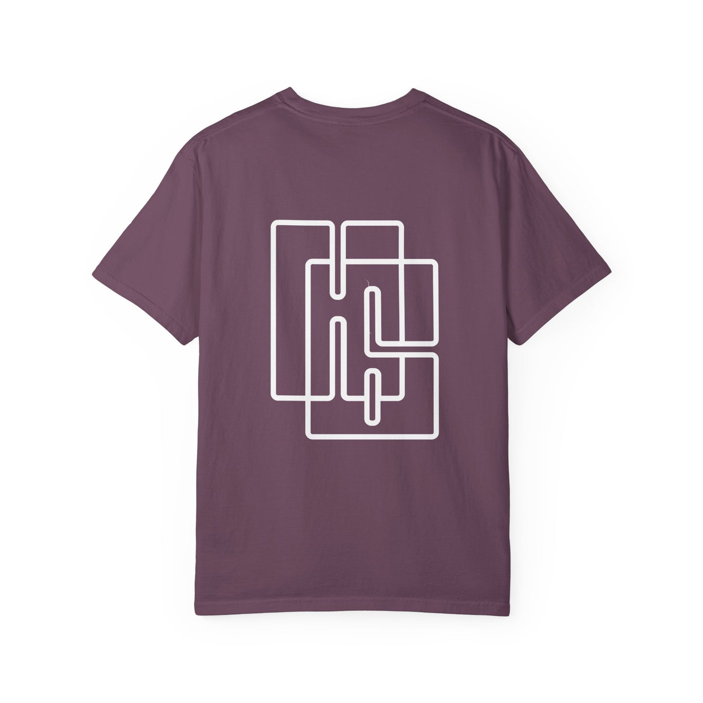 Portrait T-Shirt — Moody Blue Face Art Tee