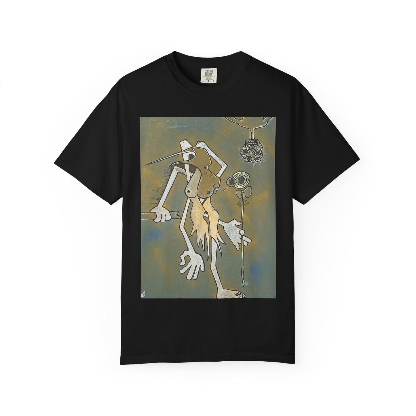 T-Shirt — Abstract Surreal Creature Graphic Tee