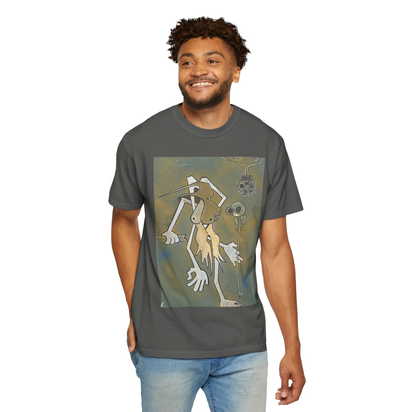 T-Shirt — Abstract Surreal Creature Graphic Tee