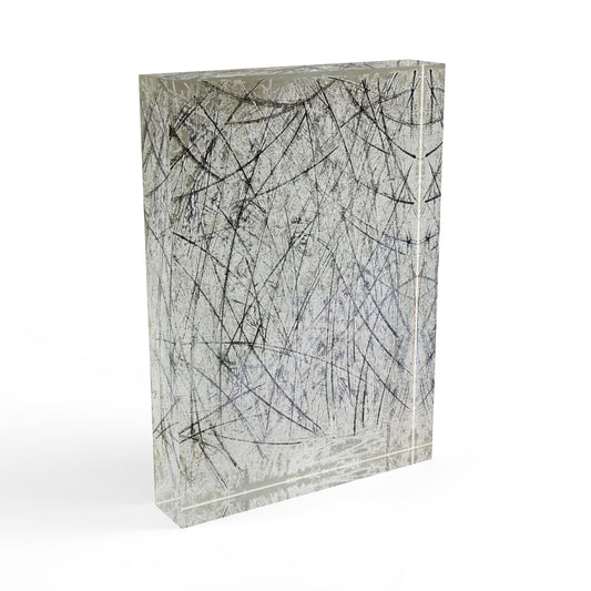 And the Forest Stares Back - Acrylic Block Art Print