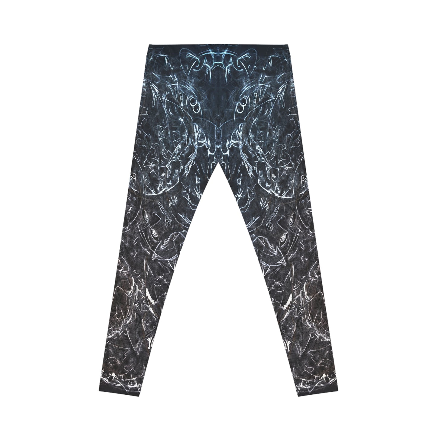 Original hand drawn artwork - Casual Yoga Leggings
