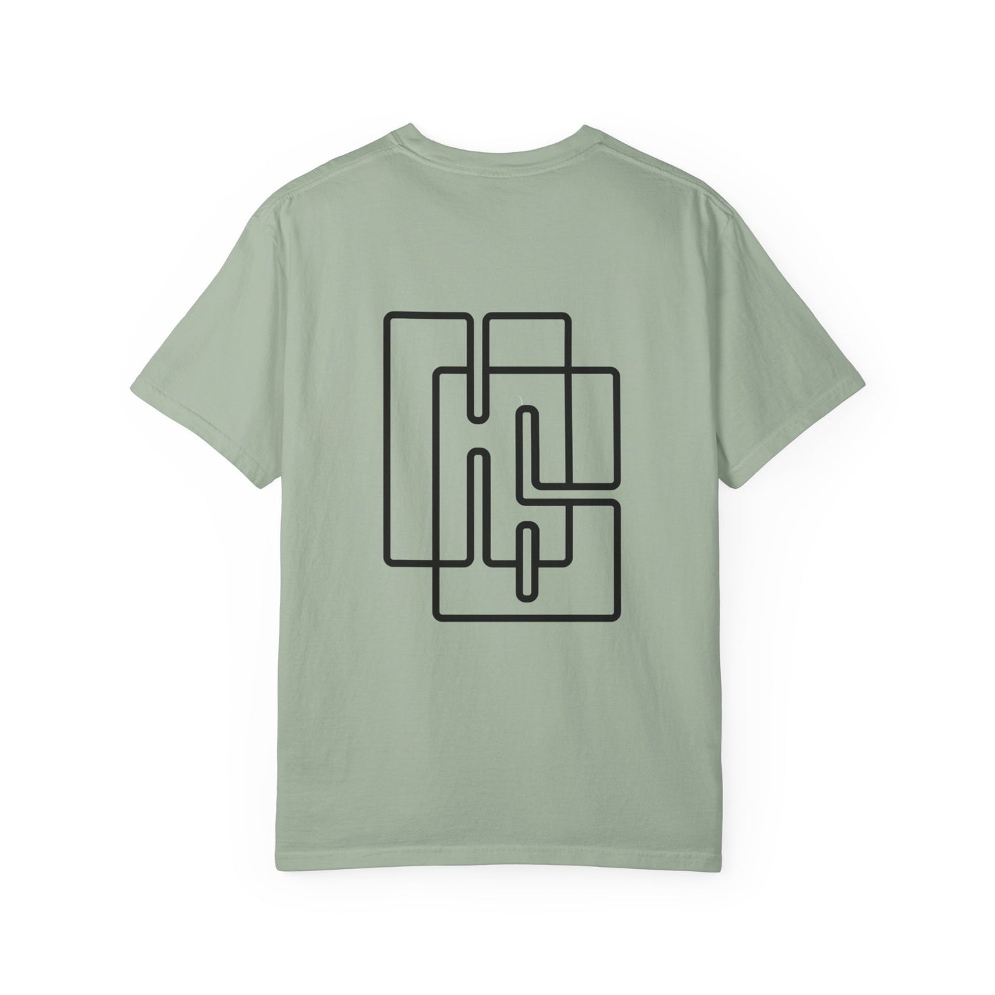 Abstract Marble Grid T-Shirt — Modern Minimal Graphic Tee