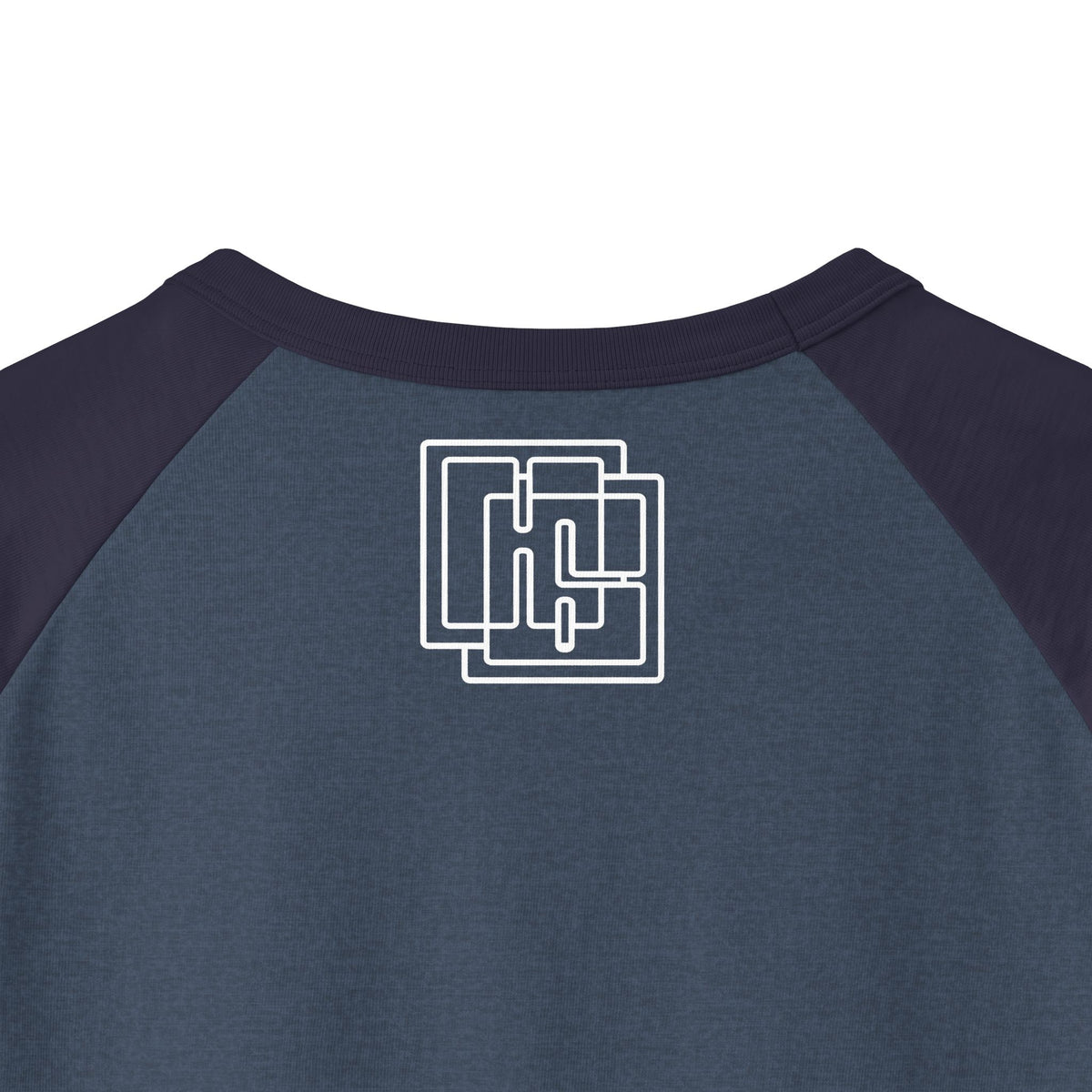 Raglan Shirt - Colorful Collage Art Graphic Baseball Tee