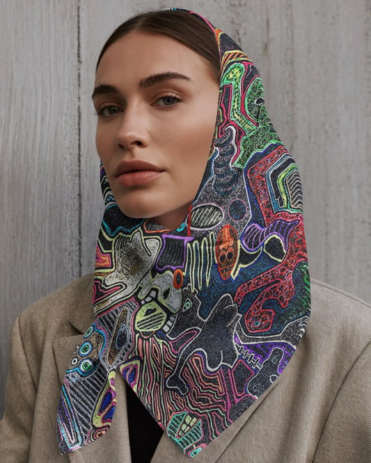 Oooh Shiny.. fashionable art print bandana for dogs and their human pets